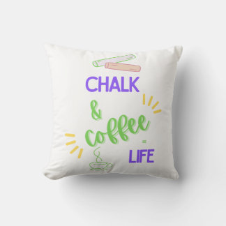 Coussin Balle et café = Vie