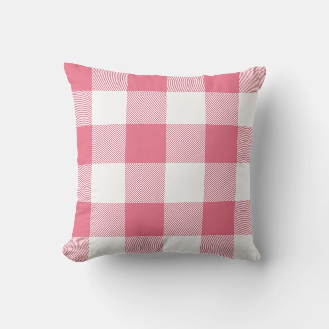 Coussin Balle rose et blanc rustique à vérifier Plaid (Recto)