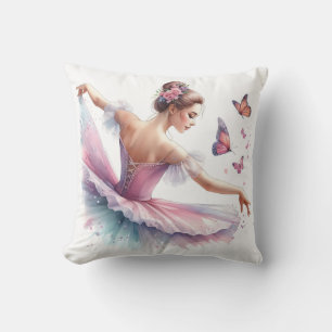 Coussin ballerina butterflies
