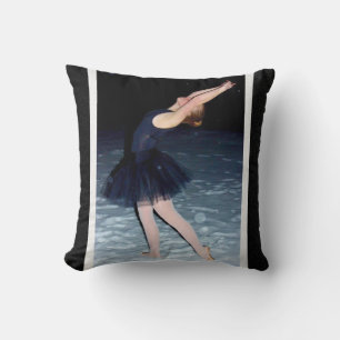 Coussin Ballerina dans la neige -