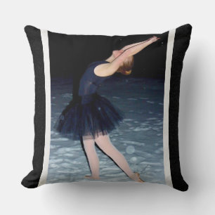 Coussin Ballerina dans la neige -