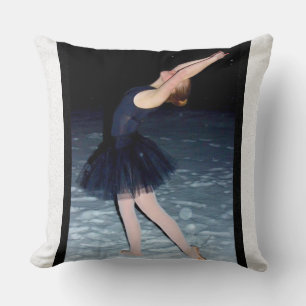 Coussin Ballerina dans la neige -