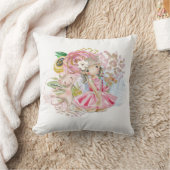 Coussin Ballerina de Whimsical Nom Florals Chat Florals (Couverture)