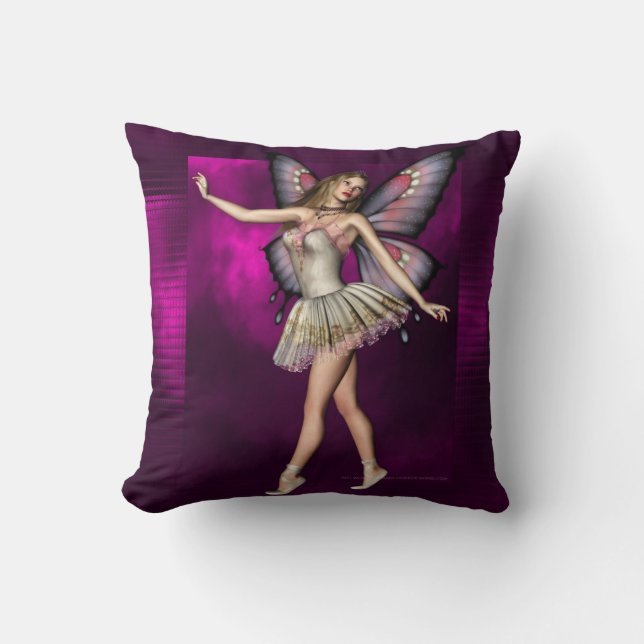 Coussin Ballerina Fairy Artwork D1 (Recto)
