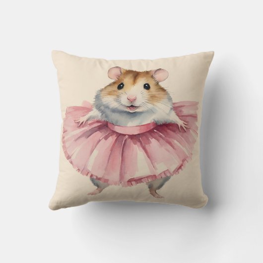 Coussin Ballerina Hamster Girls (Verso)