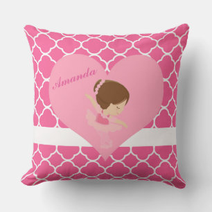 Coussin Ballerina personnalisée