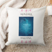 Coussin Ballerina polyester jetez l'oreiller avec nom pers (Couverture)