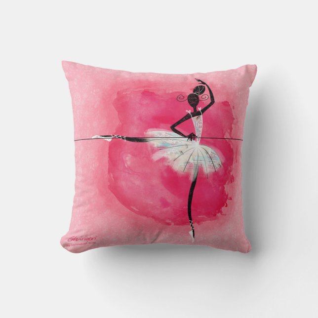 Coussin Ballerine au barre (Recto)