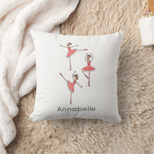 Coussin Ballerine Ballet Danseuse Personnalisée