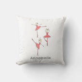 Coussin Ballerine sur mesure Danseuse de ballet (Recto)