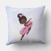 Coussin Ballet Afro-Américain Personnalisé (Verso)