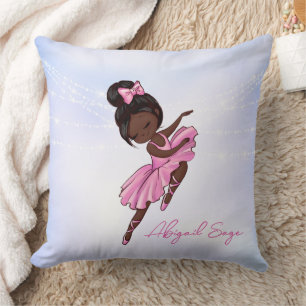 Coussin Ballet Afro-Américain Personnalisé