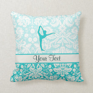 Coussin Ballet turquoise