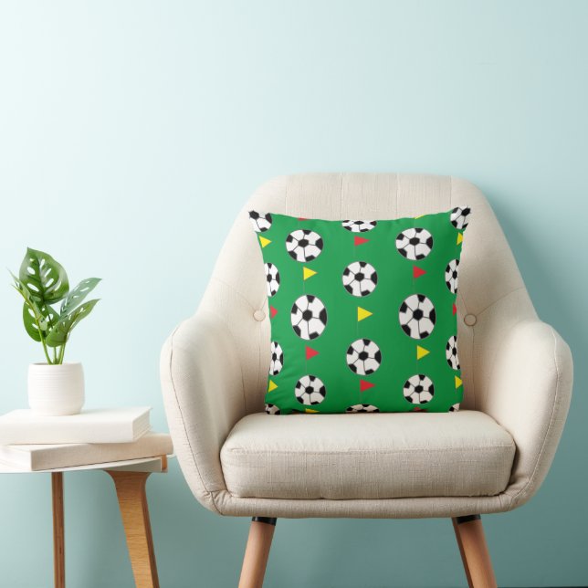 Coussin Ballon de football (Chaise)
