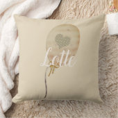 Coussin Ballon en forme de coeur monogramme (Couverture)