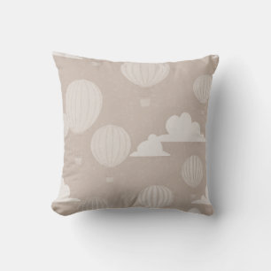 Coussin Ballons à air chaud Tan
