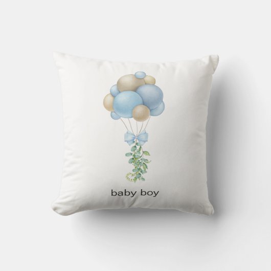Coussin Ballons bleus (Recto)