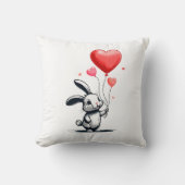 Coussin Ballons Bunny Love (Recto)