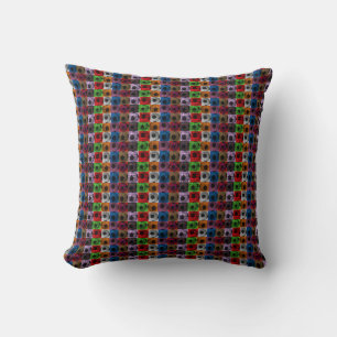 Coussin Ballons de Football Coloré Pop Art,