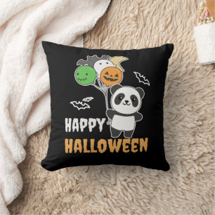 Coussin Ballons Panda Halloween pour enfants mignons Panda