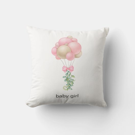 Coussin Ballons roses (Recto)