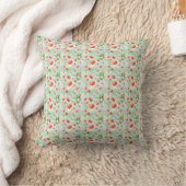 Coussin Ballons rouges de grenouilles vertes (Couverture)