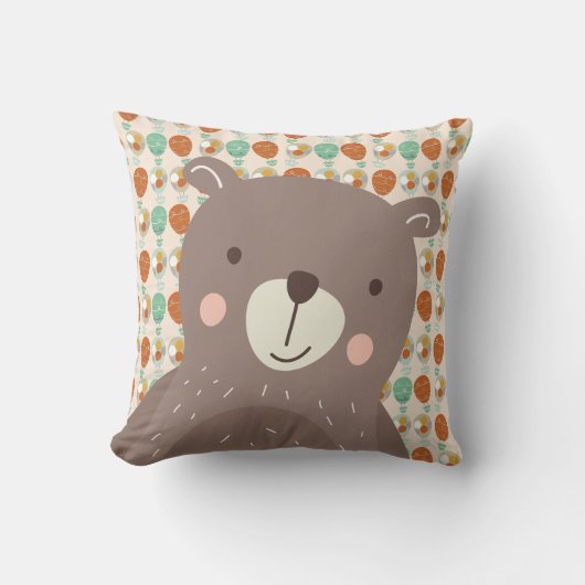 Coussin Ballons Whimsical à air chaud (Recto)