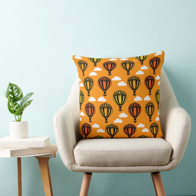 Coussin Balloon à air chaud avec modèle (Chaise)