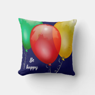 Coussin Balloons de jouet colorés drôles gardez votre calm