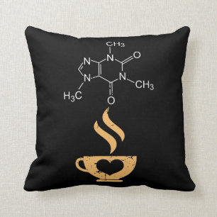 Coussin Ballots de la Science d'amant de café de cadeau de