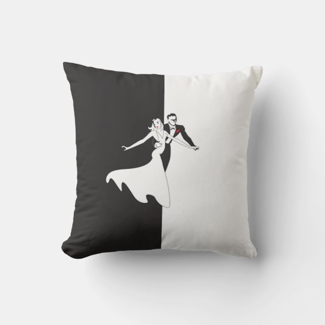 Coussin Ballroom Dancing Couple (Recto)