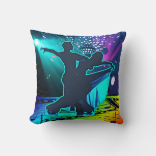Coussin Ballroom Danse Couple Éclairage De Scène Et Musiqu