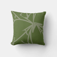 Bambou Abstrait vert olive
