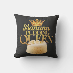 Coussin Banana Pudding Queen Design ultime pour dessert