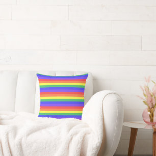 Coussin Bande arc-en-ciel