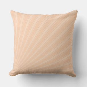 Coussin Bande couleur Apricot Motif funky