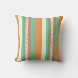 Coussin Bande d'auvent du milieu du siècle - bronzage & tu