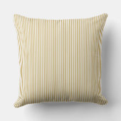Coussin Bande de cuisse jaune moutarde (Verso)