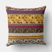 Coussin bande de géo-loup (Verso)