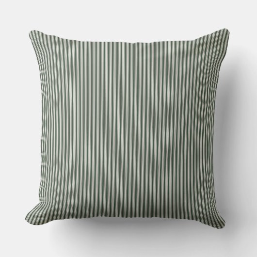 Coussin Bande de prélèvement vert olive (Recto)