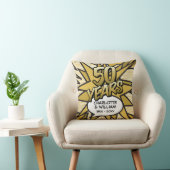 Coussin Bande dessinée amusante pour les 50 ans de mariage (Chaise)
