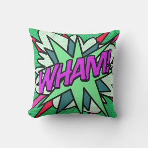 Coussin Bande dessinée WHAM Fun Cool Moderne