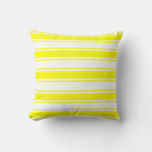 Coussin Bande horizontale jaune