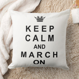 Coussin Bande Marche Gardez Le Calme Et Marchez Le