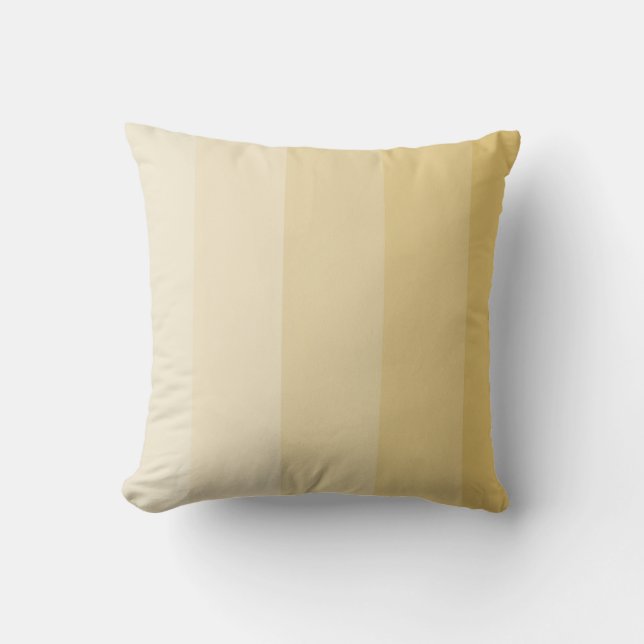 Coussin Bande Ombre d'or clair (Recto)