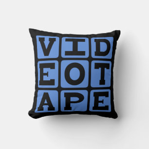 Coussin Bande vidéo, cassette VHS