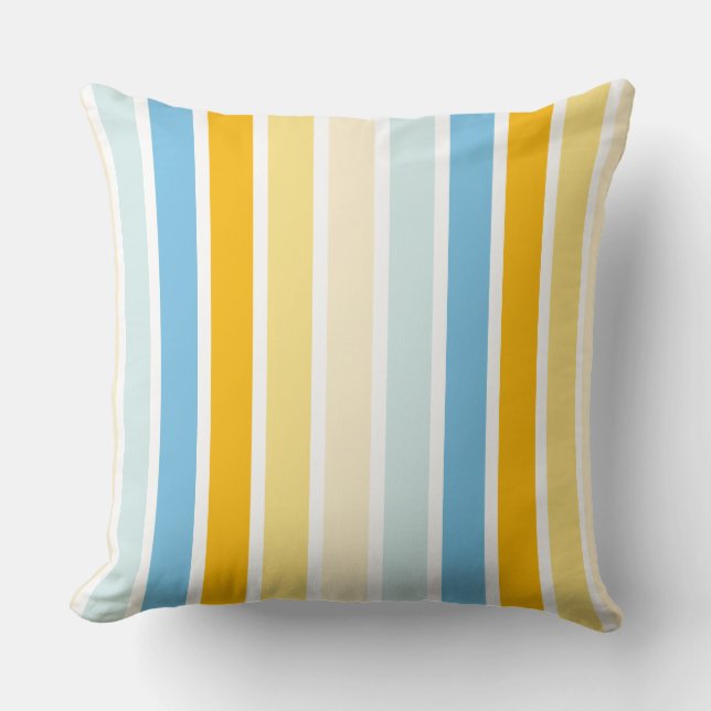 Coussin Bandes de couleurs 02 (Recto)