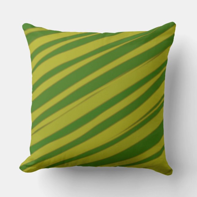 Coussin Bandes de couleurs rétrogrades #35 (Recto)