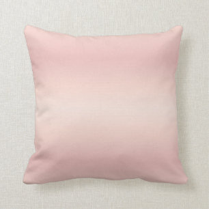 Coussin Bandes de dégradé rose