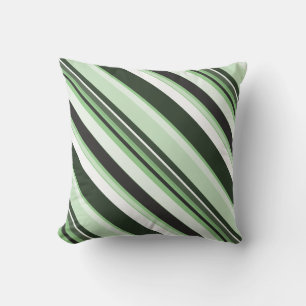 Coussin Bandes diagonales contemporaines efficaces